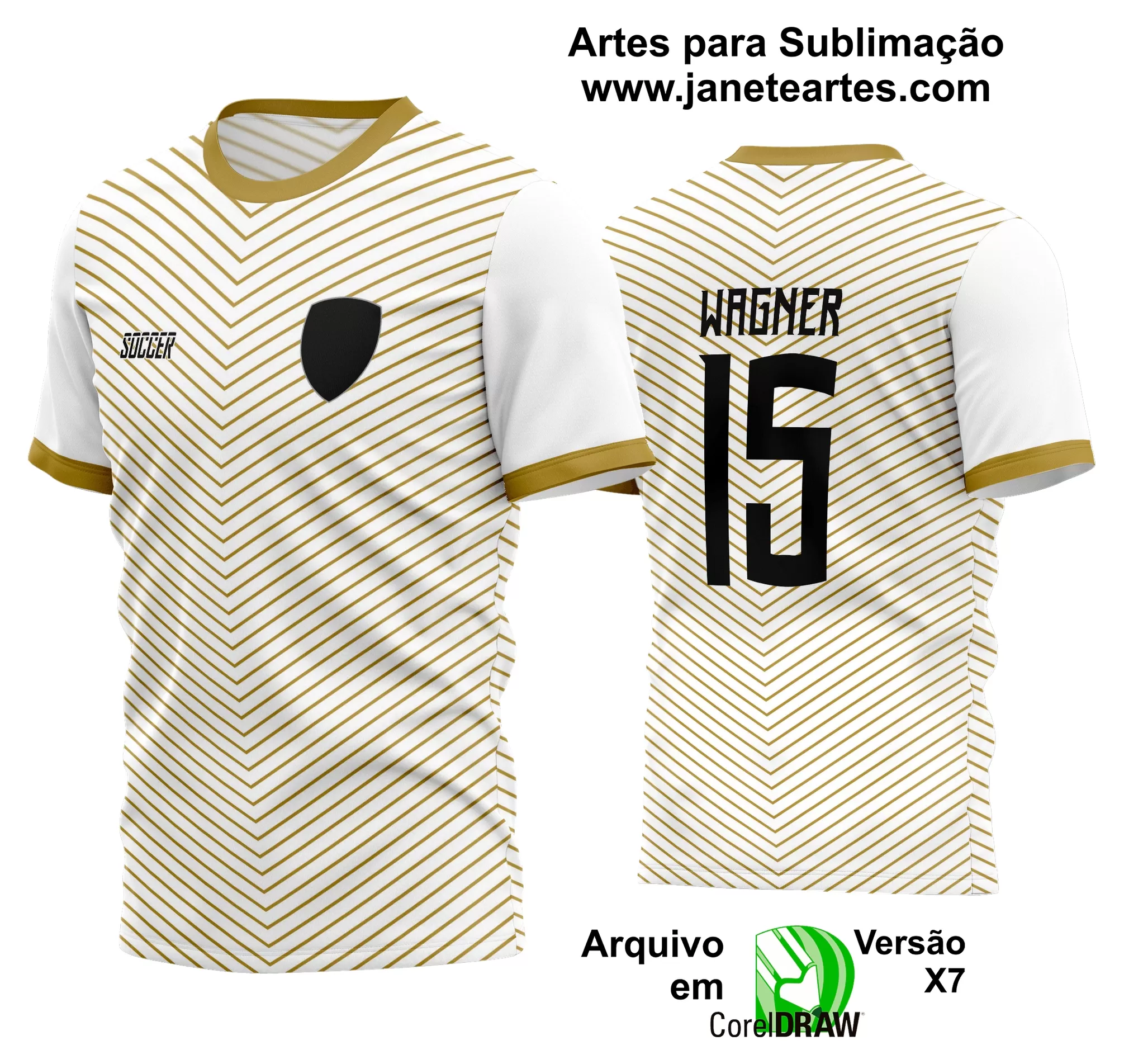 Arte Vetor Estampa Camisa Time Amador Futebol 2024