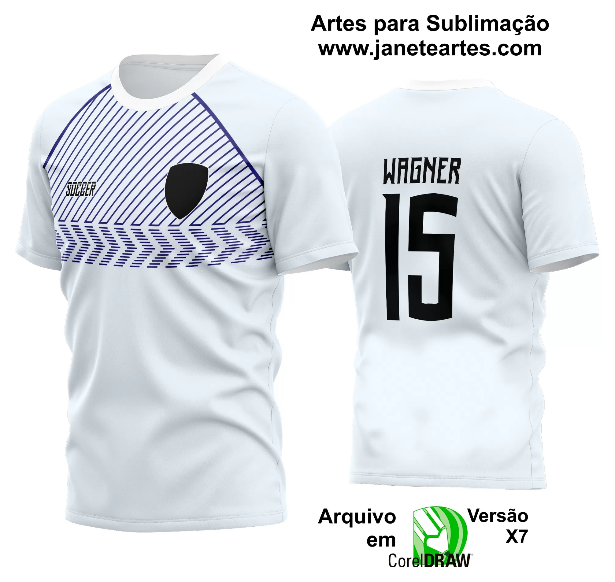 Arte Vetor Estampa Camisa Time Amador Futebol 2024