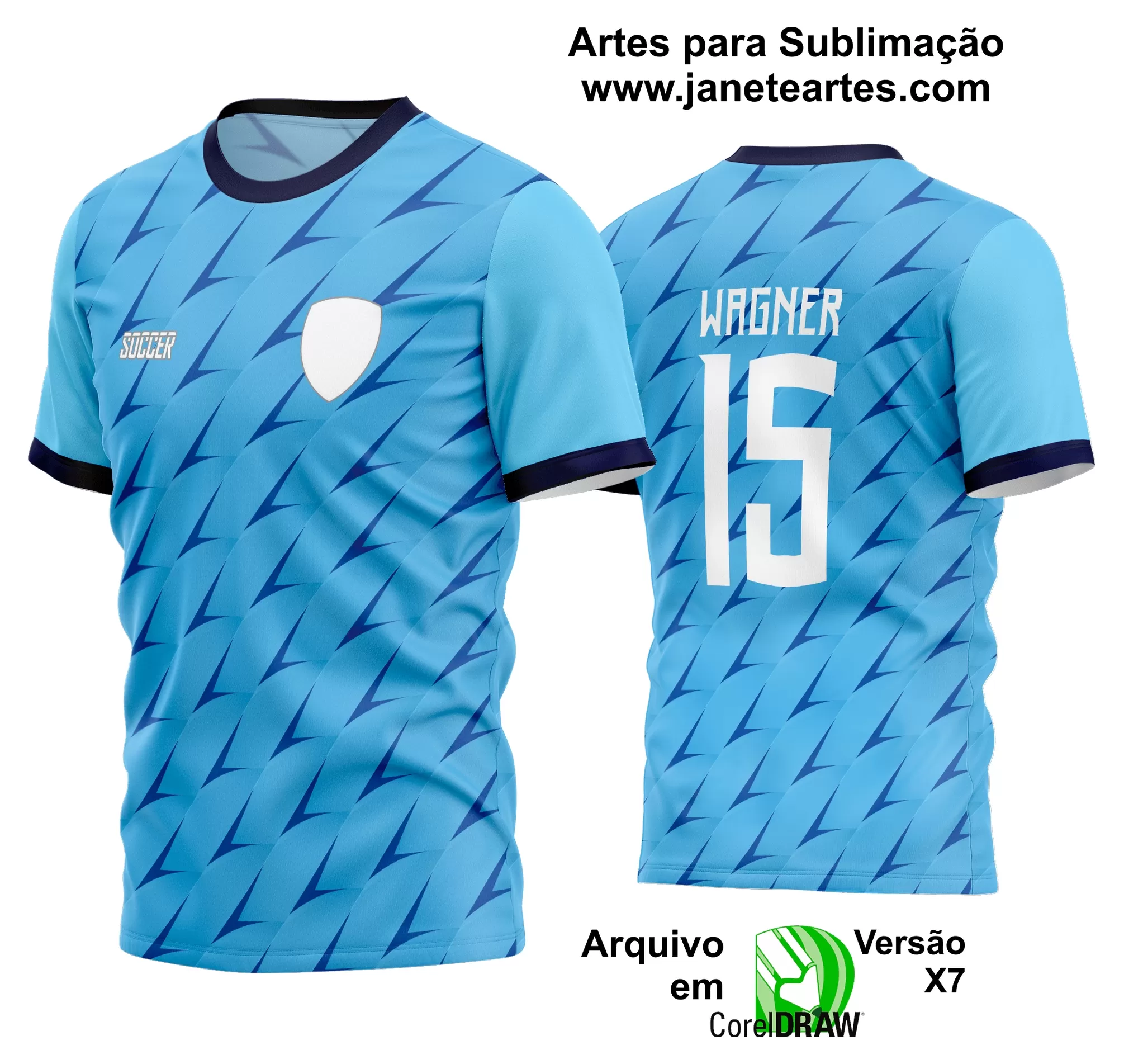 Arte Vetor Estampa Camisa Time Amador Futebol 2024