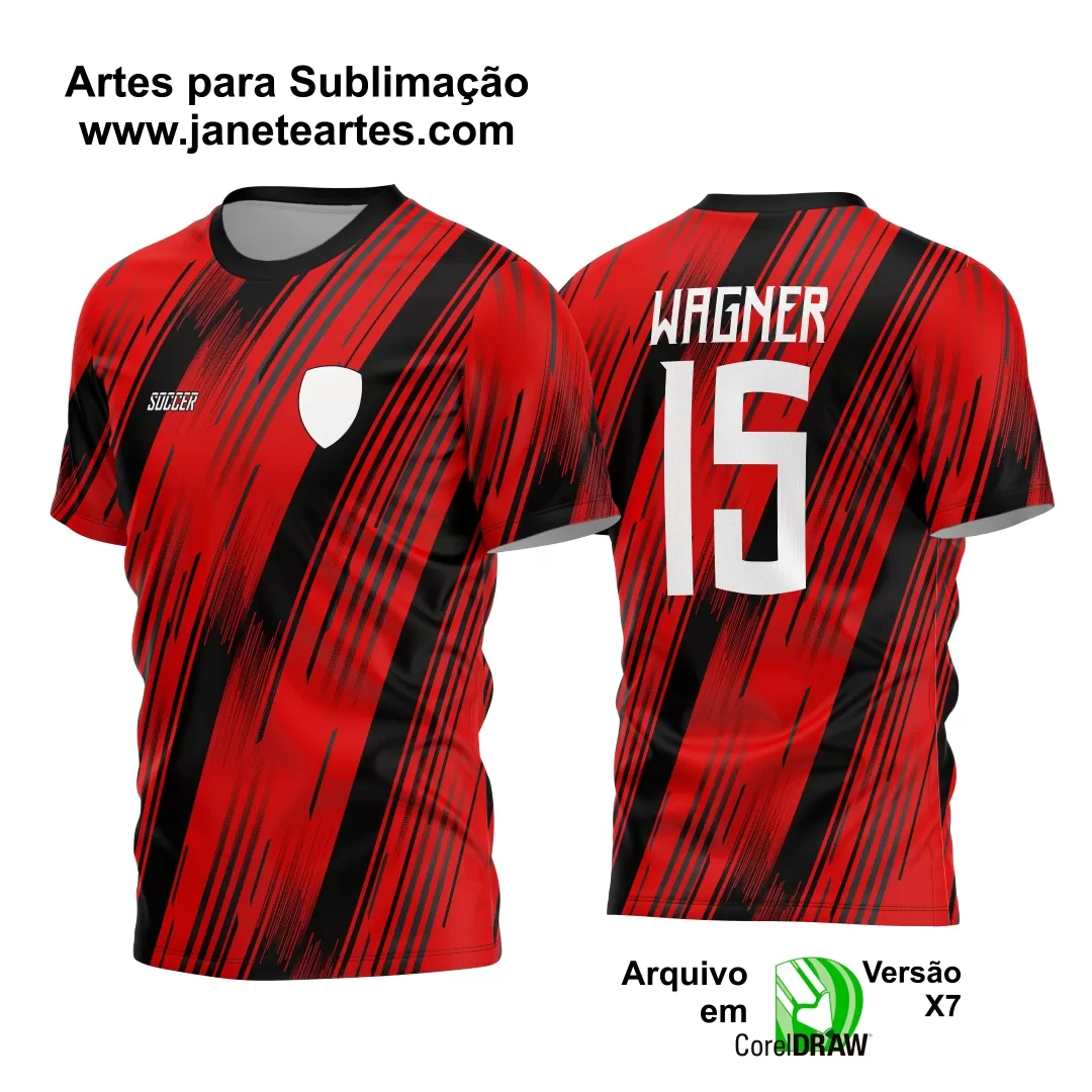 Arte Vetor Estampa Camisa Time Amador Futebol 2024