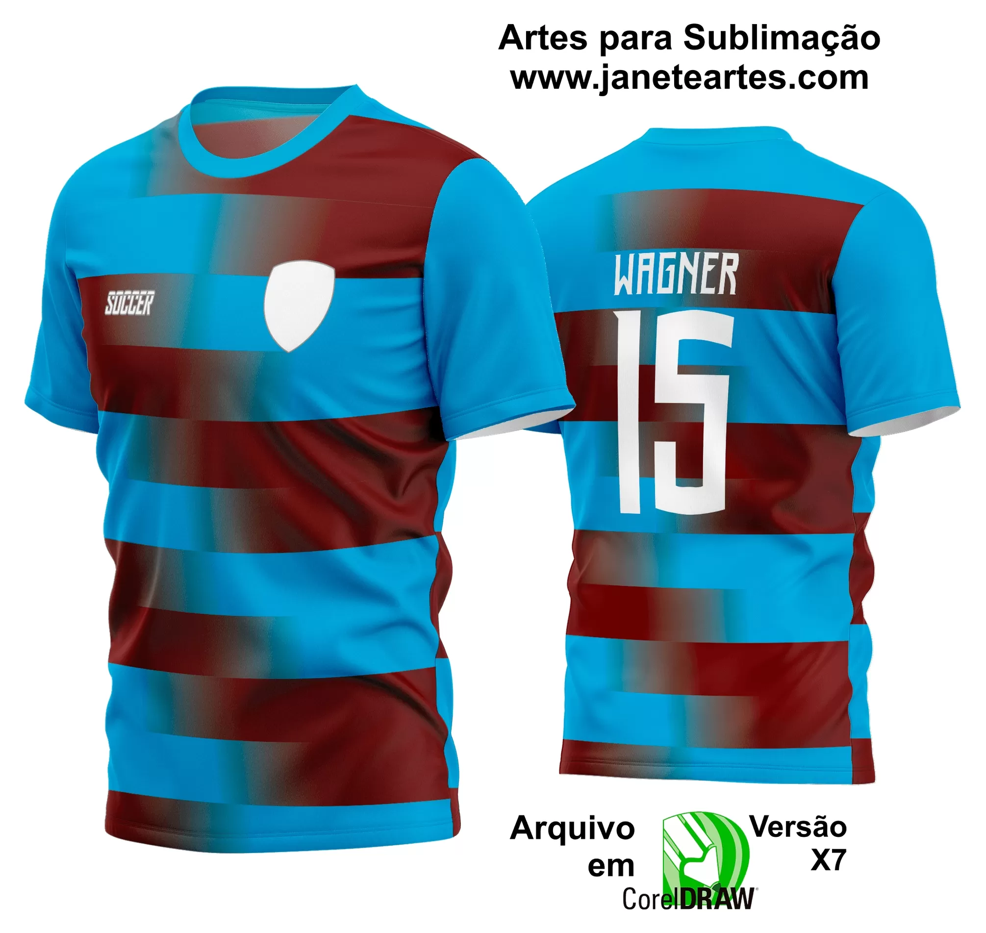 Arte Vetor Estampa Camisa Time Amador Futebol 2024