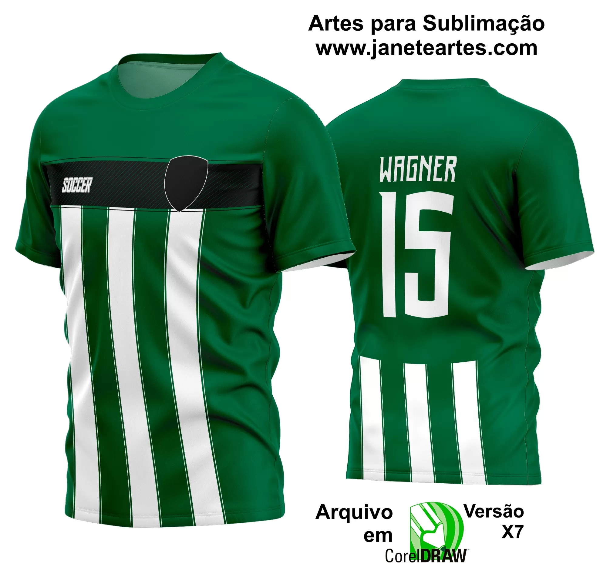 Arte Vetor Estampa Camisa Time Amador Futebol 2024