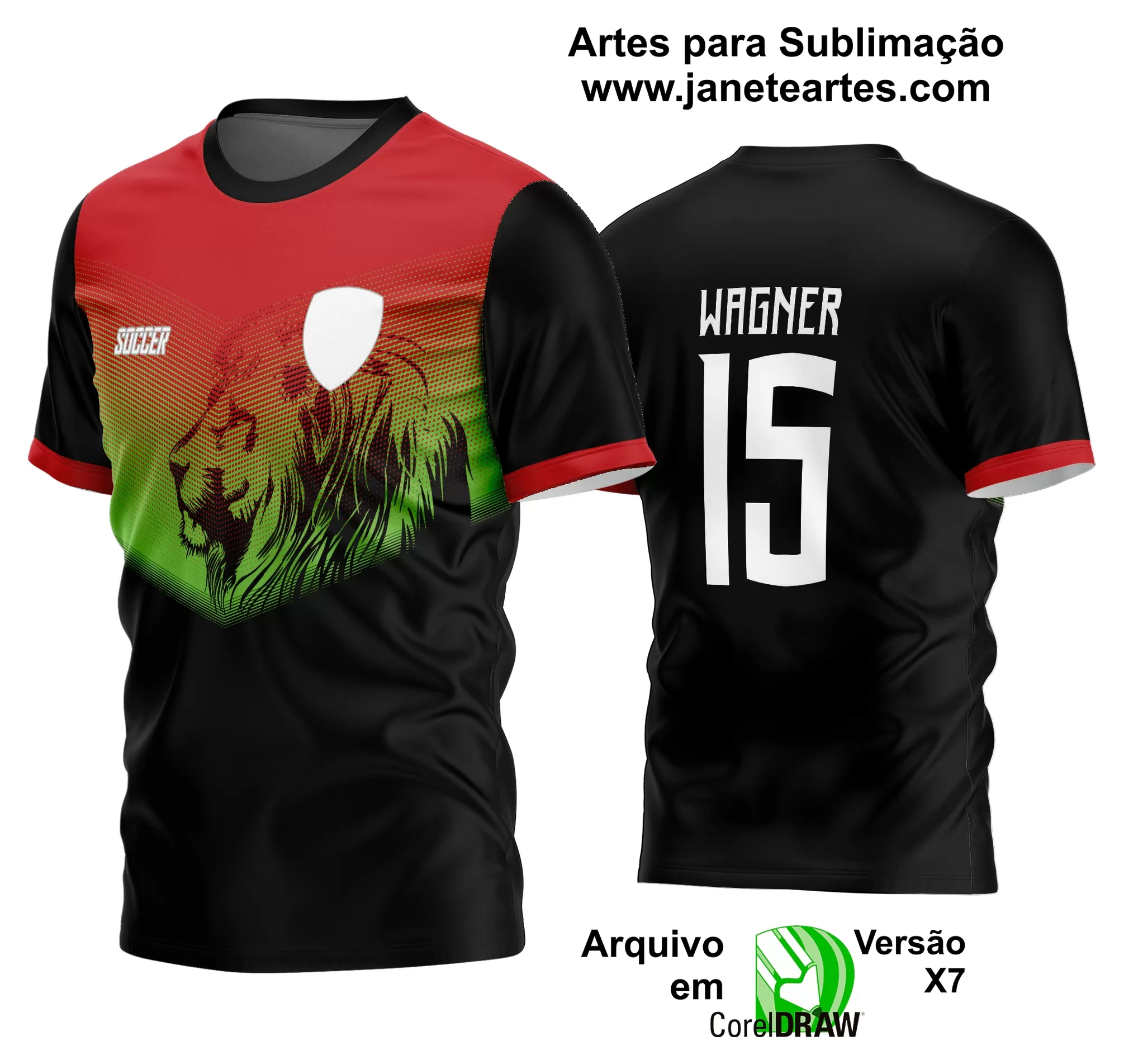 Arte Vetor Estampa Camisa Time Amador Futebol 2024