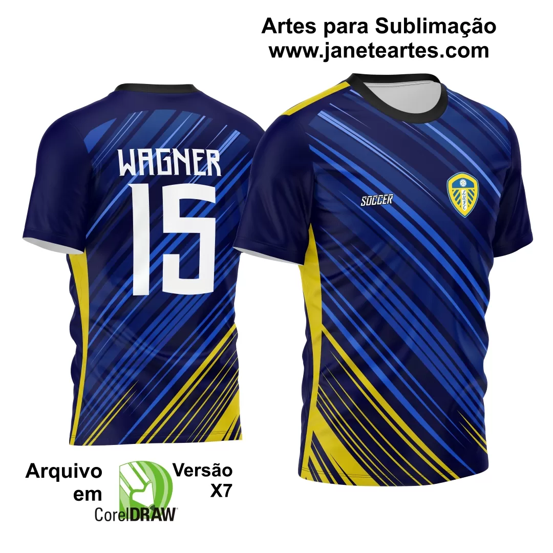 Arte Vetor Estampa Camisa Time Amador Futebol 2024 Faixas