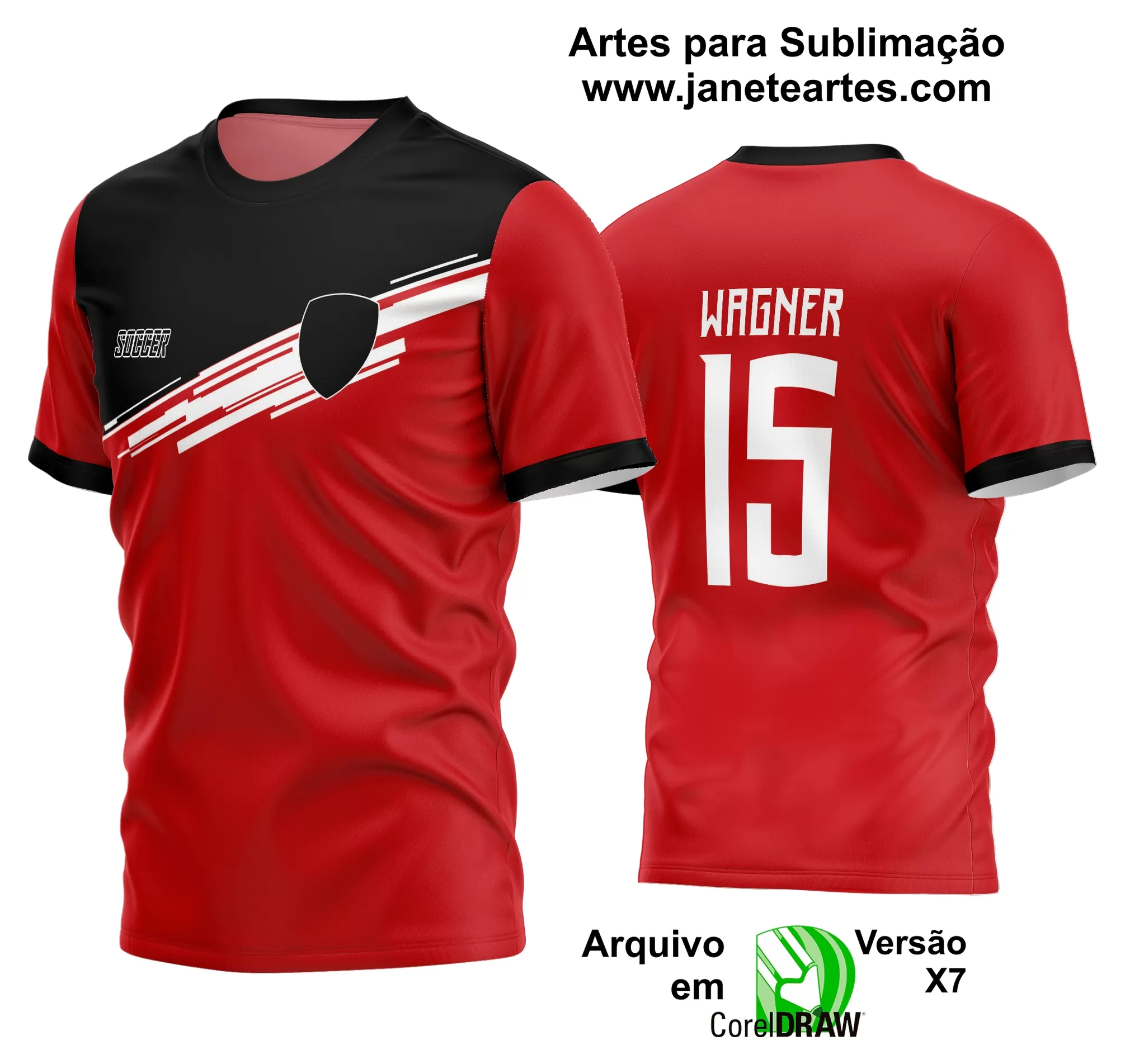 Arte Vetor Estampa Camisa Time Amador Futebol 2024