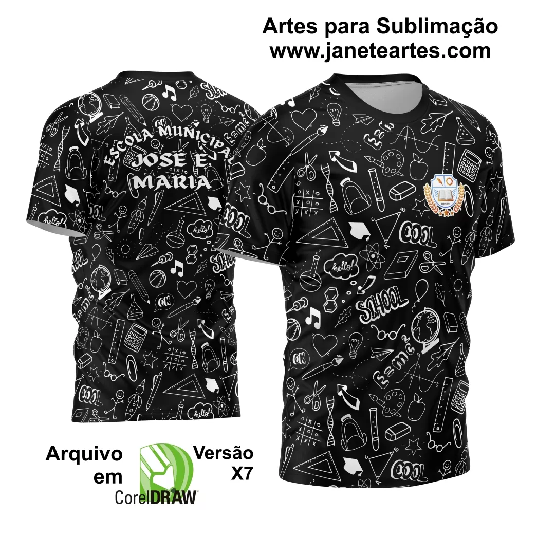 Arte Vetor Estampa Template Camisa Professora - Professor 2024 Modelo 11