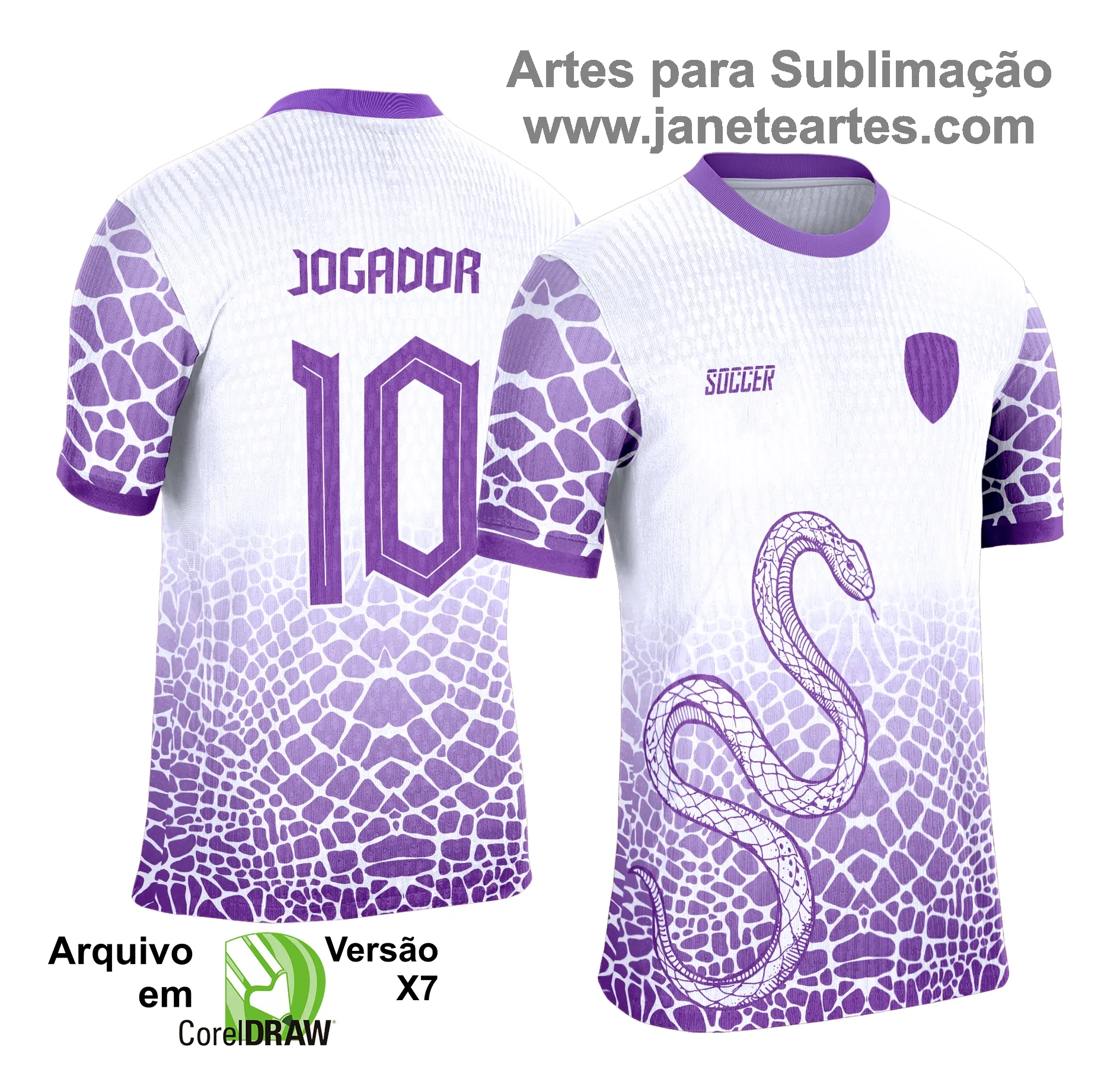 Camisa de Interclasse - Arte Vetor - Cobra