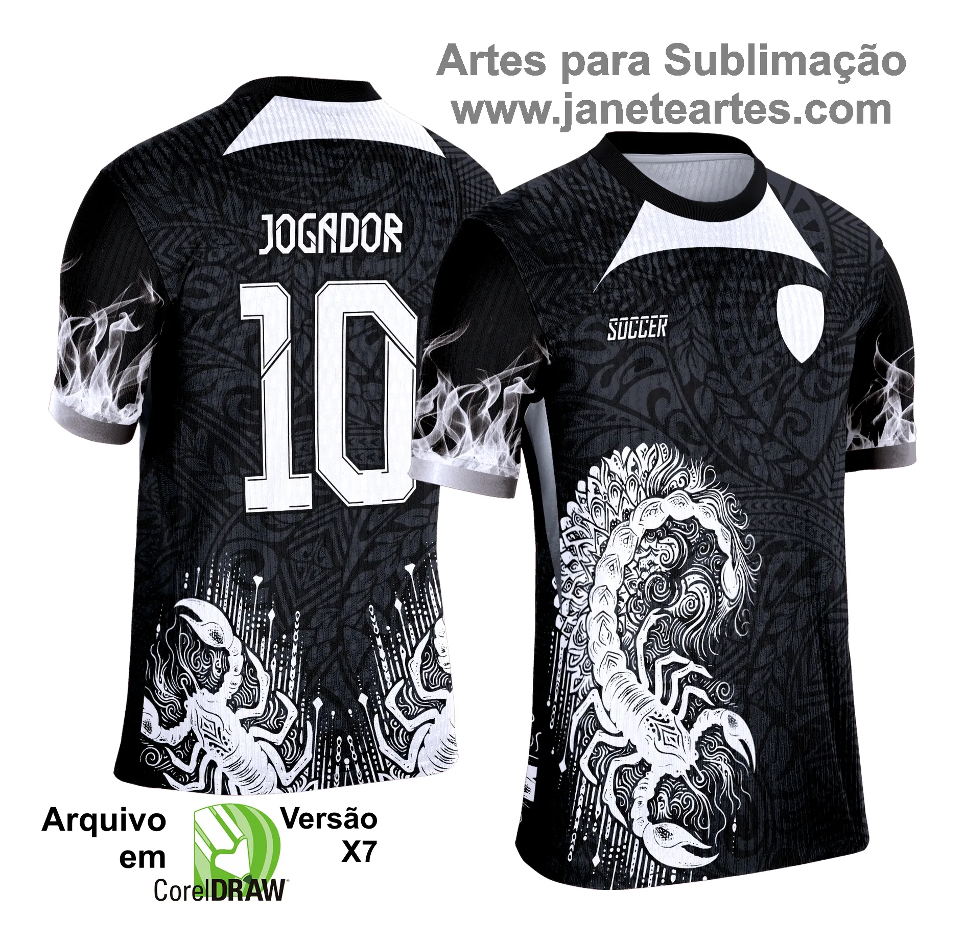 Camisa de Interclasse - Arte Vetor - Escorpião