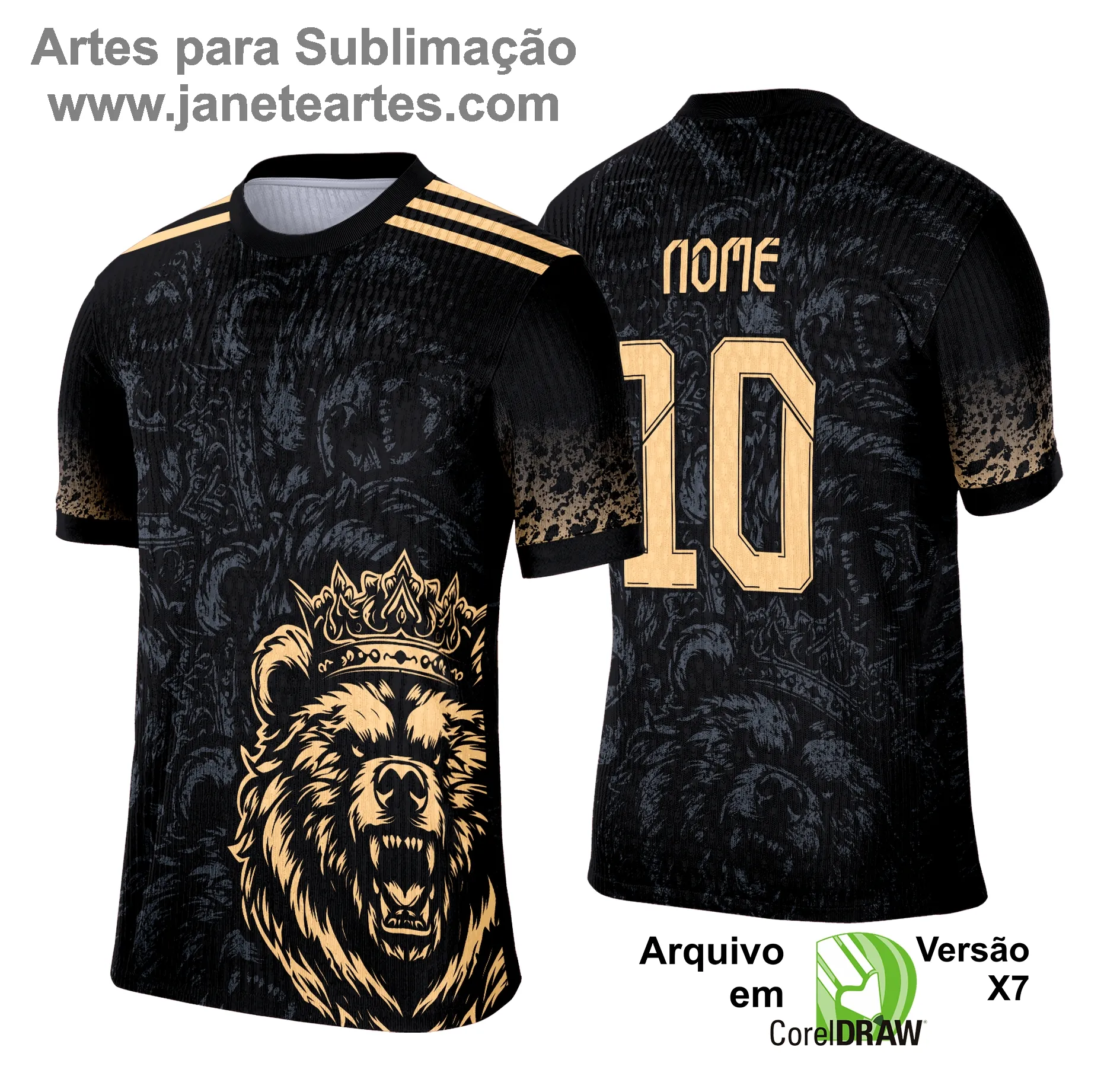 Camisa de Interclasse - Arte Vetor - Urso