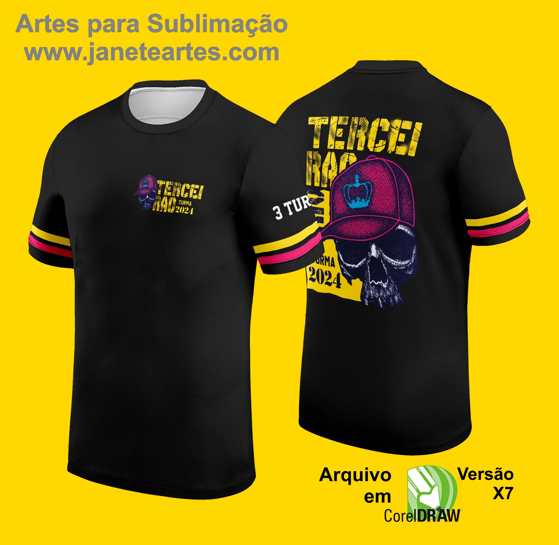 Camisa de Terceirão Personalizada, Camisa Exclusiva Terceirão, Uniforme Escolar Terceirão, Camiseta Criativa Terceirão 2025