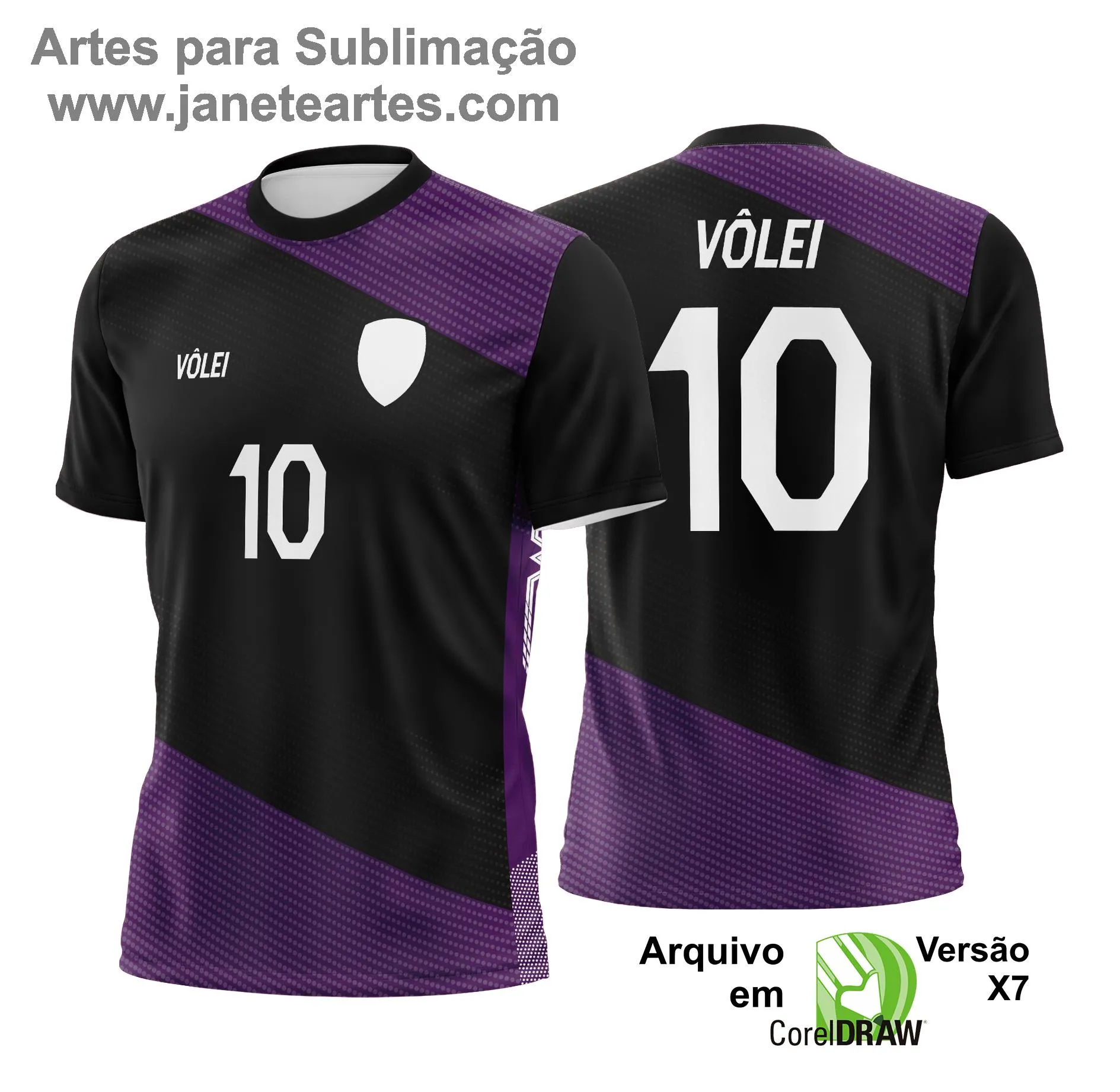 Arte Vetor Camisa de Vôlei - Estampa Camisa de Vôlei