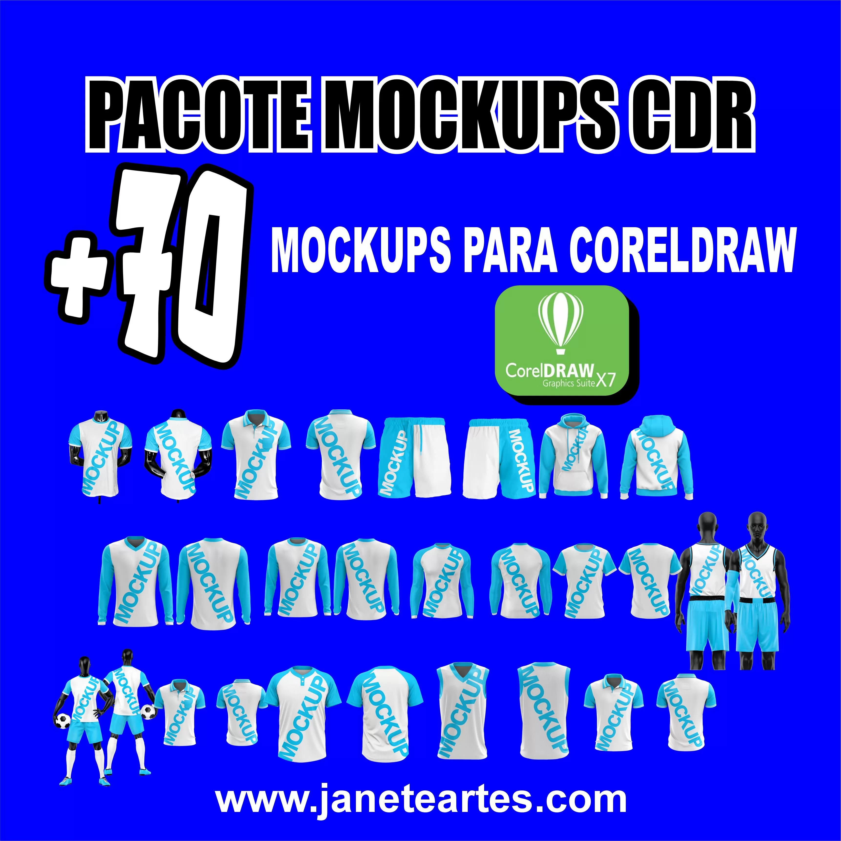 Pacote De Mockups Para Coreldraw - +70 unid yellow Images - Vetor 2023