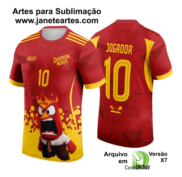  Arte Vetor Camisa Interclasse Divertidamente- Jogos Internos 2024 - 2025