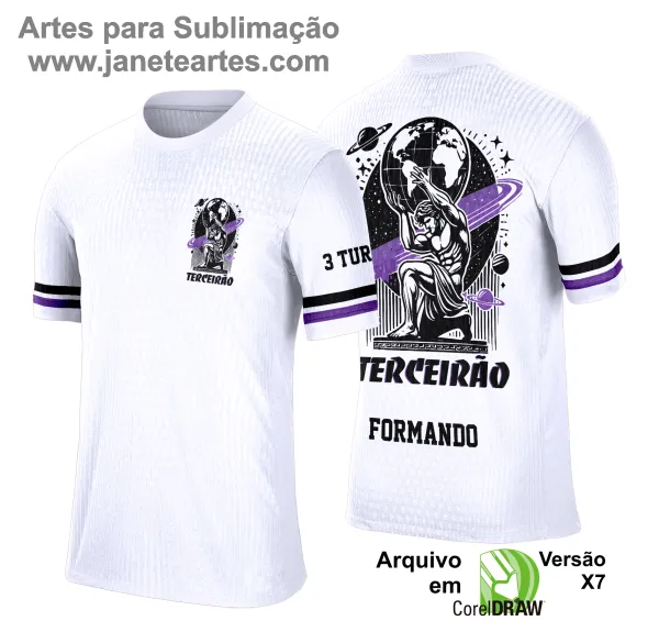  Camisa Terceirão - Arte Vetor - Atlas