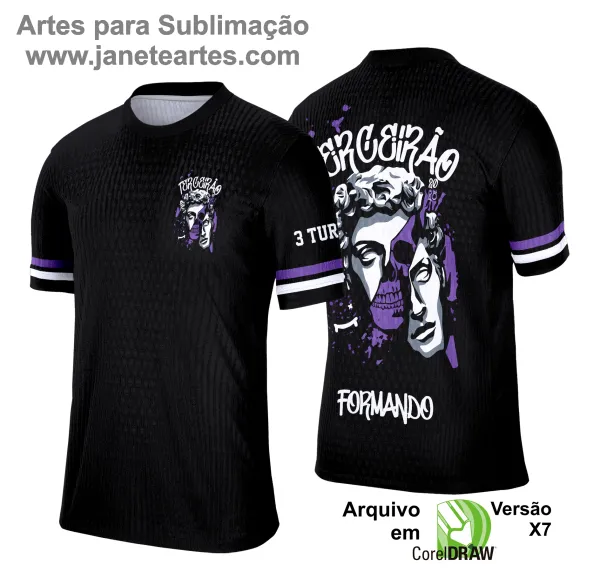 Camisa Terceirão - Arte Vetor - Estátua