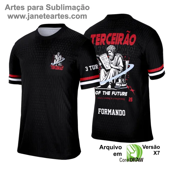  Camisa Terceirão - Arte Vetor - Sócrates