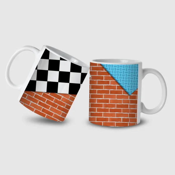 Mockup Caneca de Porcelana Branca CDR