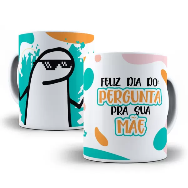 19 Artes Caneca Flork Dia dos Pais Editável Corel Draw + Png 2023 Alta Qualidade