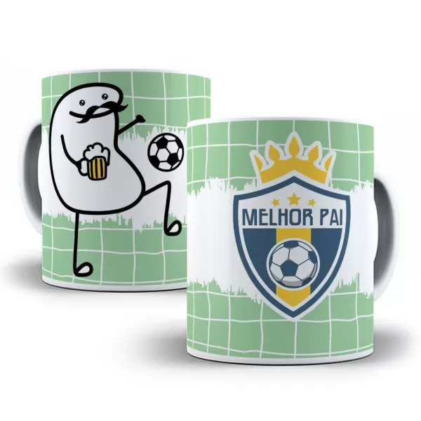 19 Artes Caneca Flork Dia dos Pais Editável Corel Draw + Png 2023 Alta Qualidade