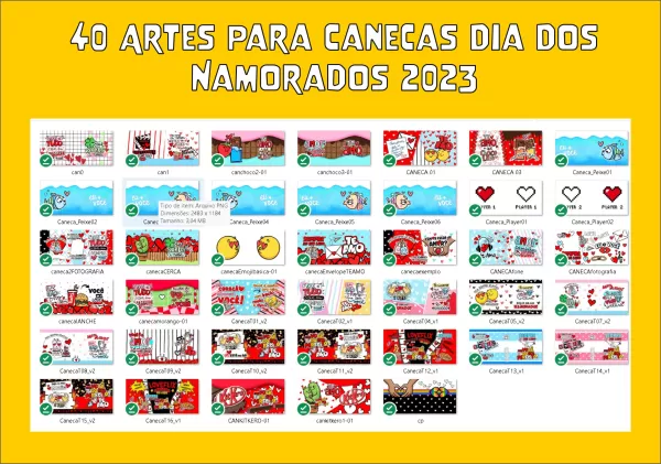 40 Artes Para Caneca Dia Dos Namorados 2023: Surpreenda seu amor com presentes personalizados!