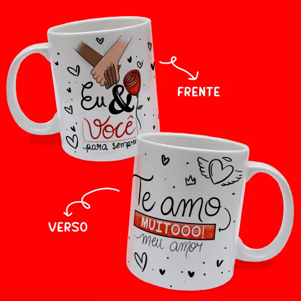 40 Artes para Caneca Dia dos Namorados + Pack