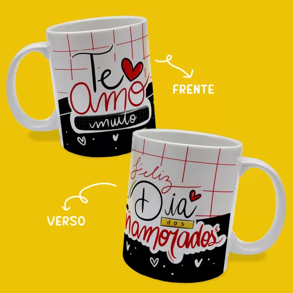 40 Artes para Caneca Dia dos Namorados + Pack