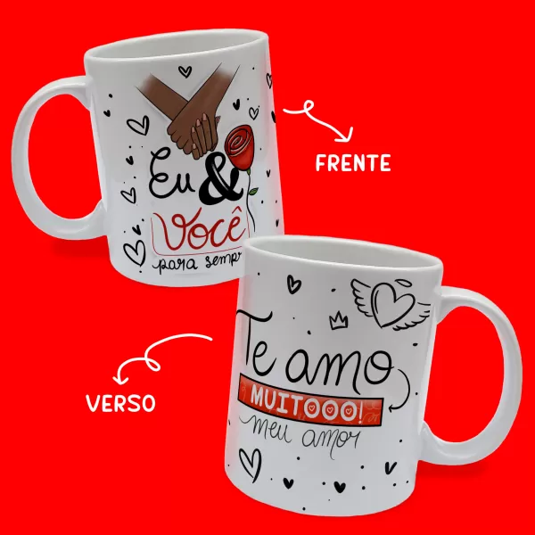 40 Artes para Caneca Dia dos Namorados + Pack