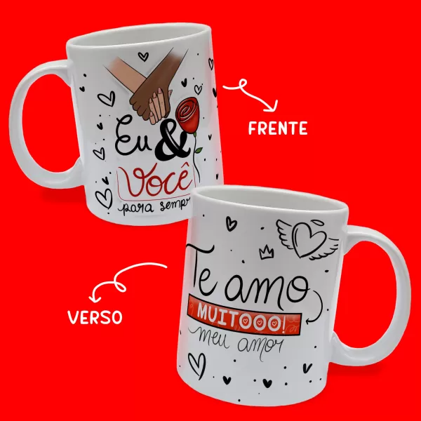 40 Artes para Caneca Dia dos Namorados + Pack