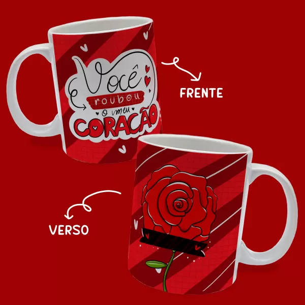 40 Artes para Caneca Dia dos Namorados + Pack