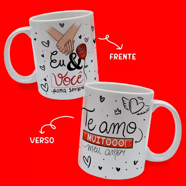 40 Artes para Caneca Dia dos Namorados + Pack