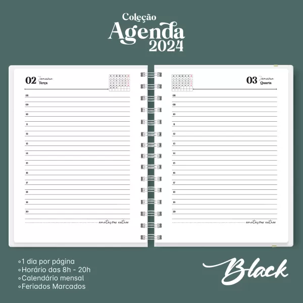 Arquivos Encadernação Capas Miolos Agendas Calendários 2024 #0002