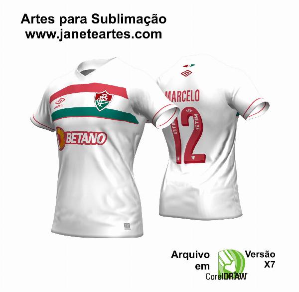 Arte Camisa Titular Fluminense Reserva 2023 - 2024