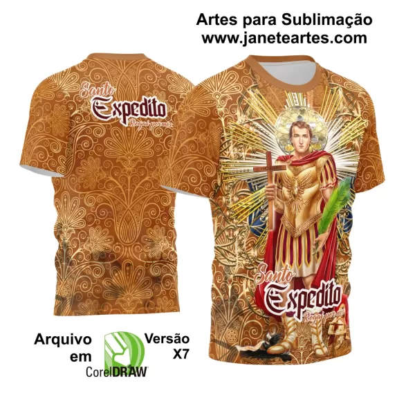 Arte Camisa Vetor Religião 2024 - Santo Expedito