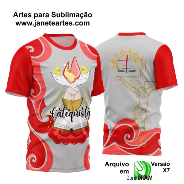 Arte Camisa Vetor Religião - Catequista M2