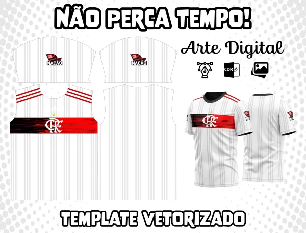 Arte Camisa do Flamengo