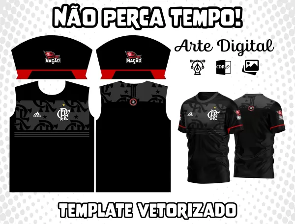 Arte Camisa do Flamengo