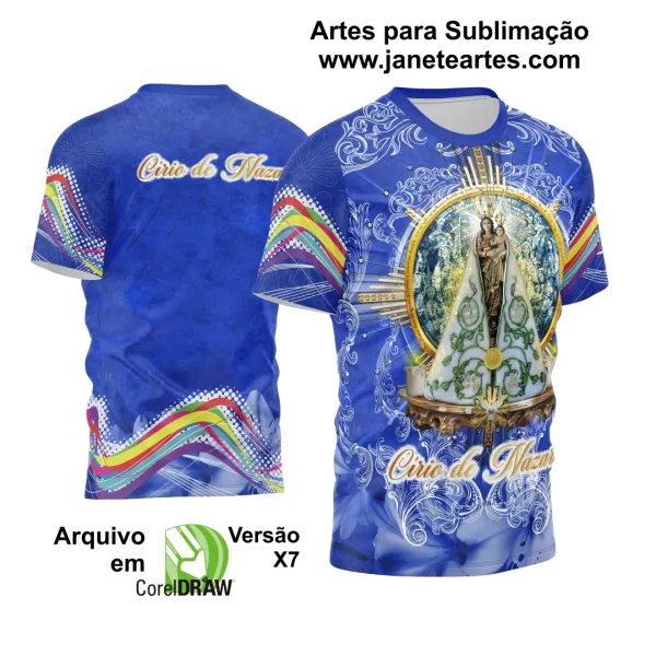 Arte Estampa Camisa Círio de Nazaré 2024 - 2025