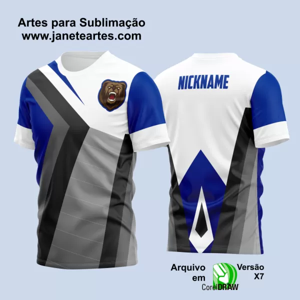 Arte Estampa Camisa Game 2024 - 2025