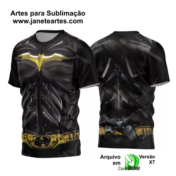 Arte Estampa Camisa Heróis - Batman