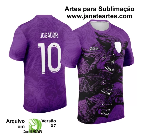 Arte Estampa Camisa INTERCLASSE 2024 - LOBOS FEROZ