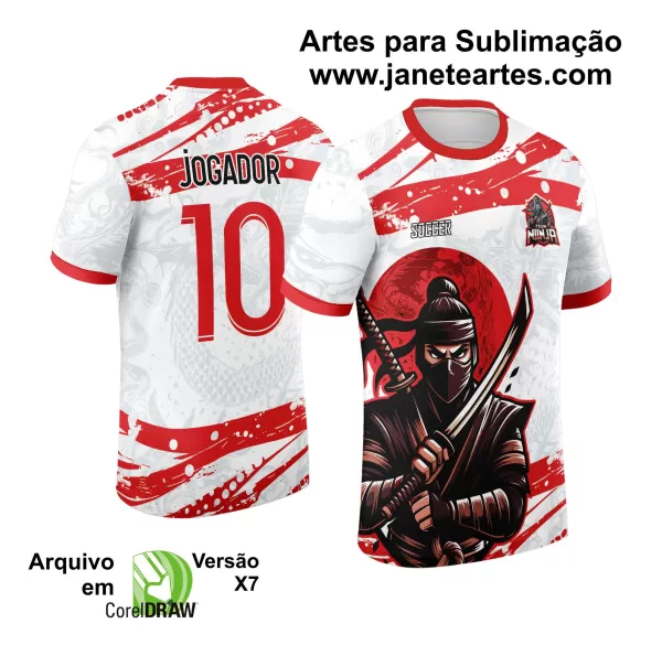 Arte Estampa Camisa INTERCLASSE 2024 - NINJA