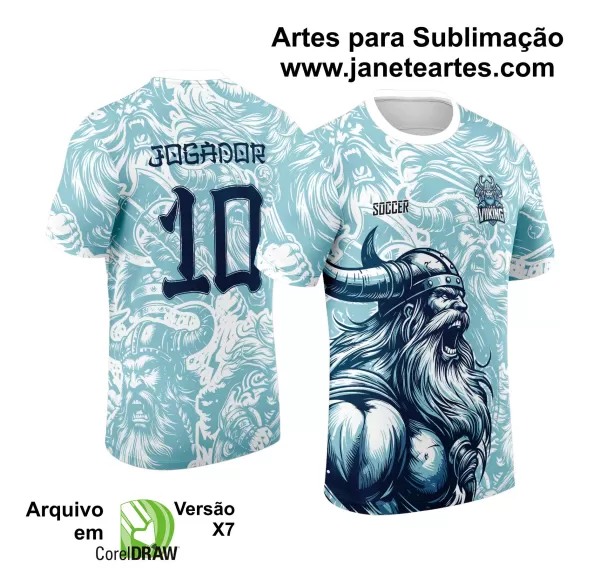 Arte Estampa Camisa INTERCLASSE 2024 - Vikings