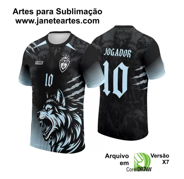 Arte Estampa Camisa Interclasse LOBO 2024 - 2025