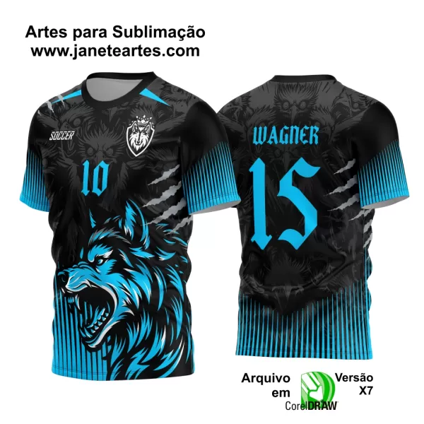 Arte Estampa Camisa Interclasse LOBO 2024 - 2025