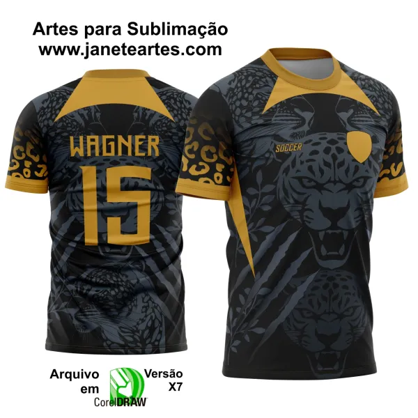 Arte Estampa Camisa Interclasse Onça Pintada