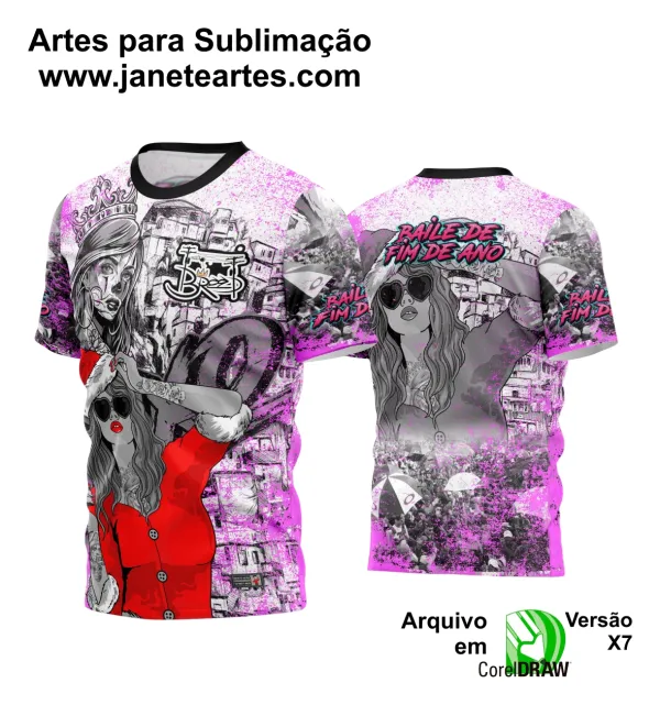 Arte Estampa Camisa Quebrada 2024