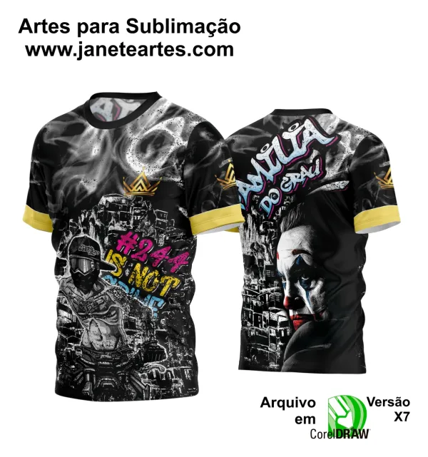 Arte Estampa Camisa Quebrada 2024