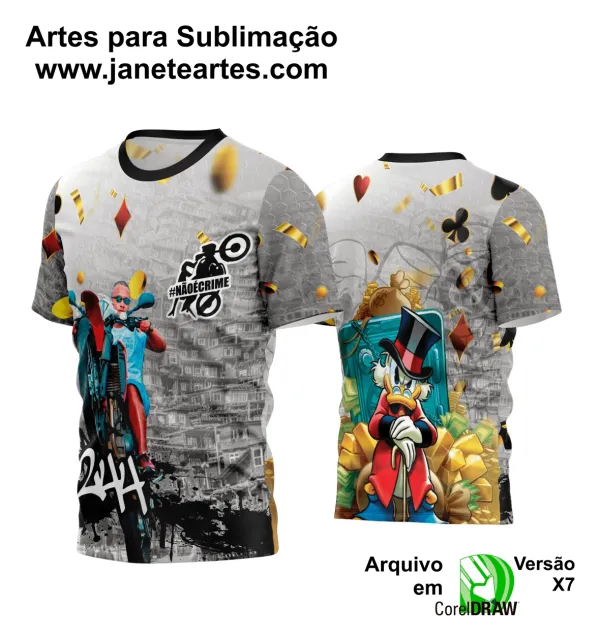 Arte Estampa Camisa Quebrada 2024