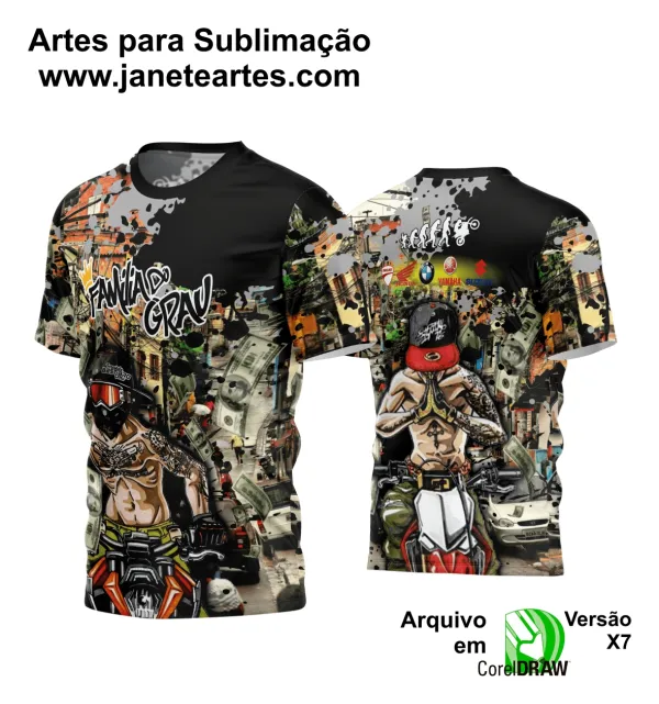 Arte Estampa Camisa Quebrada 2024