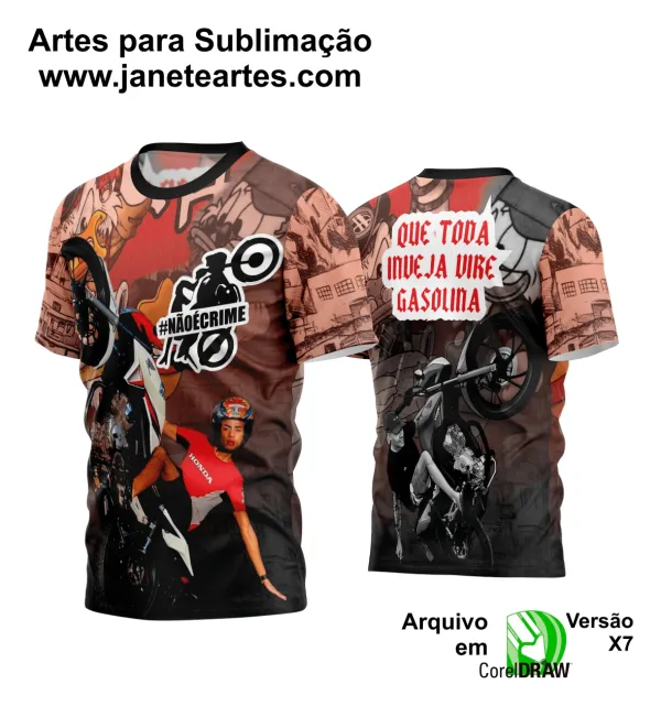 Arte Estampa Camisa Quebrada 2024